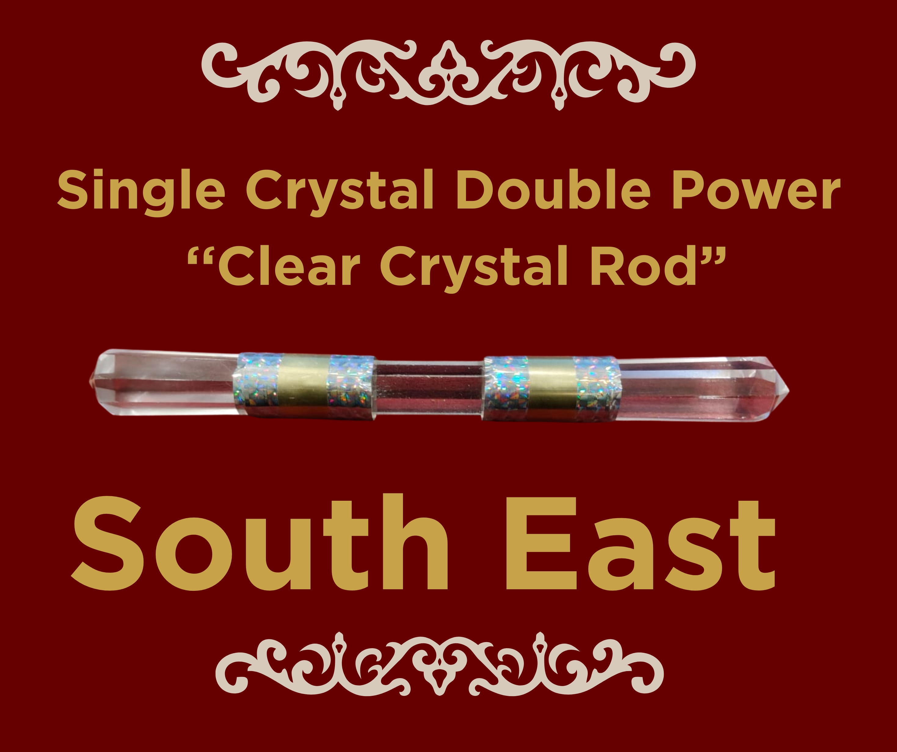 Single Crystal Double Power “Clear Crystal” Rod